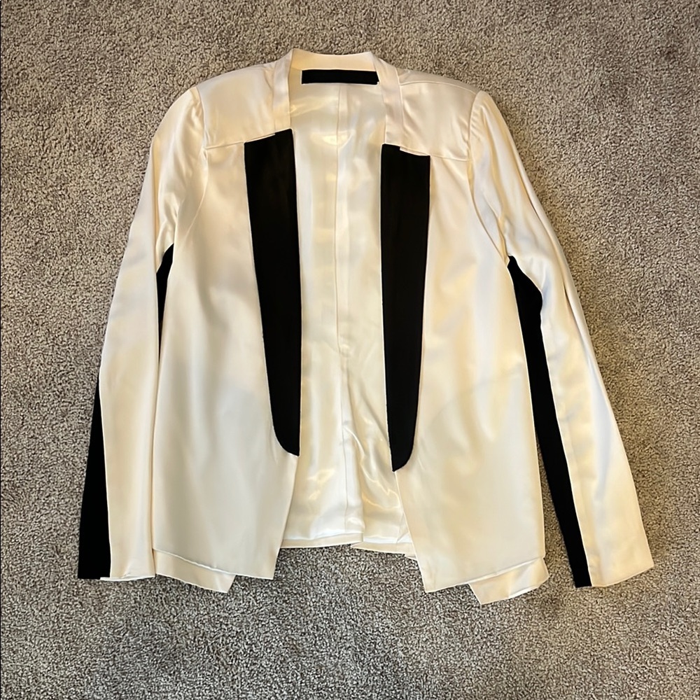 L.A.M.B. 100% Silk Blazer